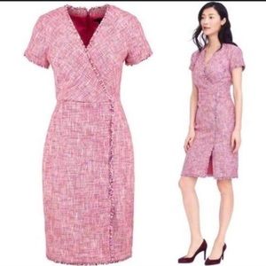 Banana Republic Pink Tweed Dress
